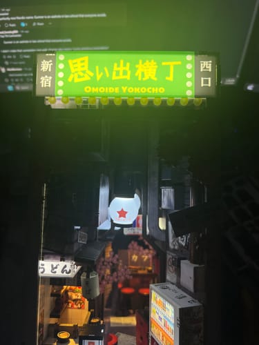 Customer photo review of Omoide Yokocho Book Nook Kit