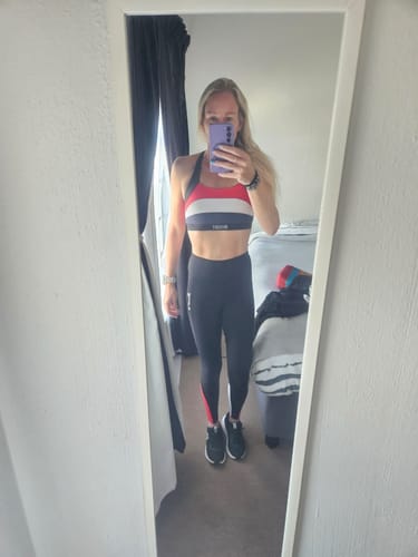 Customer photo review of AR 2462 - 4 COLOUR CROP TOP