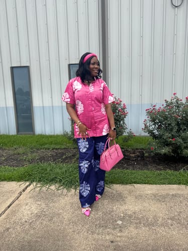 Chisom N. review of UWA Adire Set | Pink image 1 out of 1