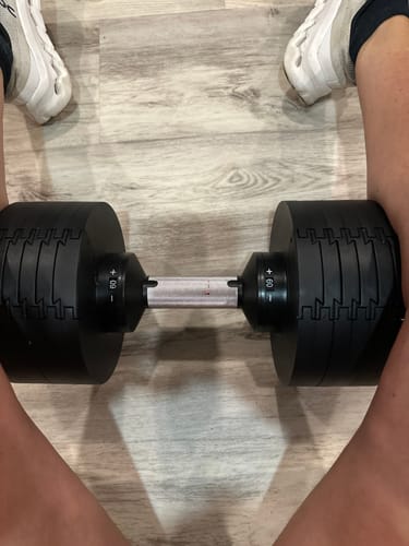 Customer photo review of MB PRO Adjustable Dumbbell 100lb