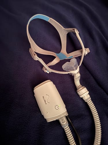 Customer photo review of ResMed AirFit™ N20 Nasal CPAP Mask Complete System Standard