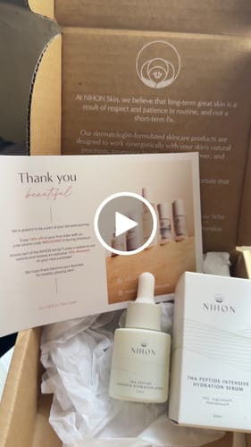 Customer video review of 7HA Peptide Intensive Hydration Serum