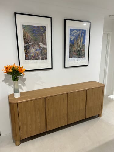 Customer photo review of Morgan 200cm Sideboard Buffet in Natural