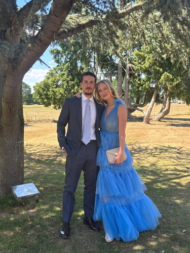 Customer photo review of Zendaya Gown in Blue by Lexi - RENTAL