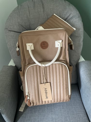 Customer photo review of Sac à dos à langer Richie - Noisette