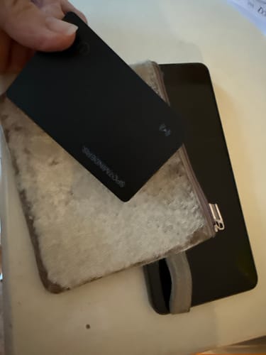 Customer photo review of SPOTMINDERS. Tracking card