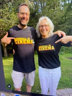 Customer photo review of Baseball Is Cinema T-Shirt