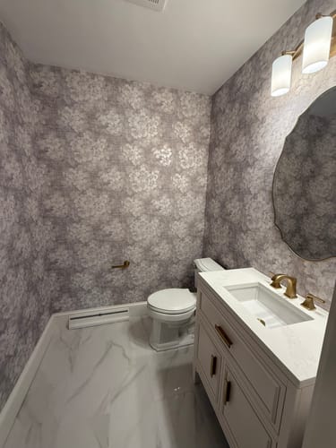 Customer photo review of Galerie G78260 Silver Grey Mystic Floral