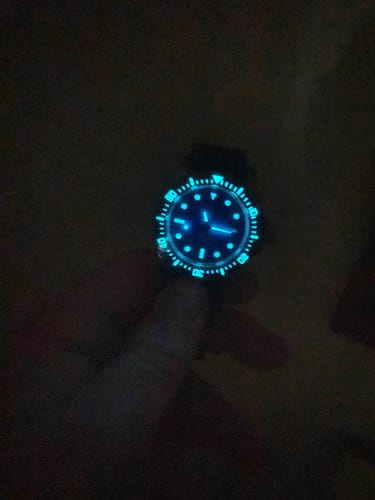 Customer photo review of Oceaneva Deep Marine Explorer II Titanium Limited Edition 1250M