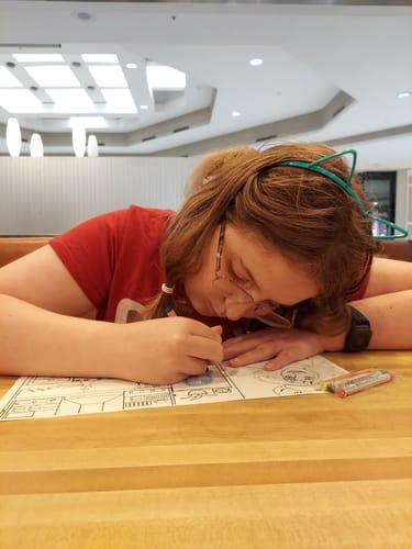 Customer photo review of Shine & Stars Confetti Ombré