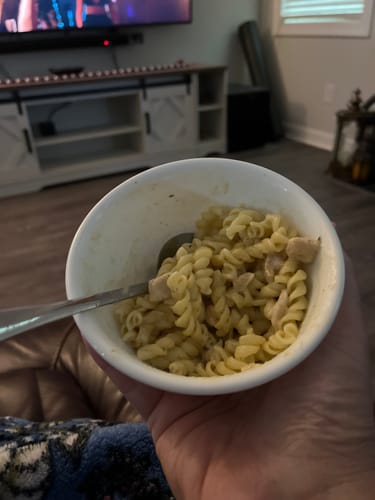 Customer photo review of Chicken Alfredo
