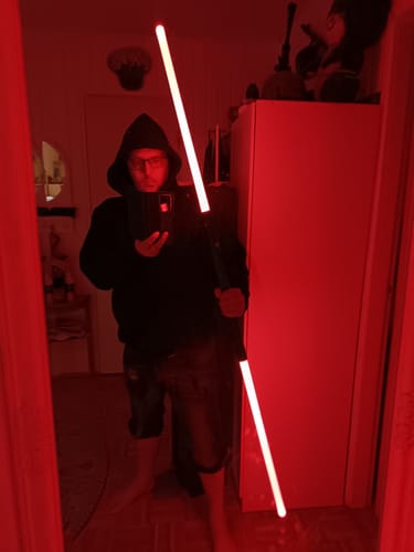 Customer photo review of The Ultimate LightSaber