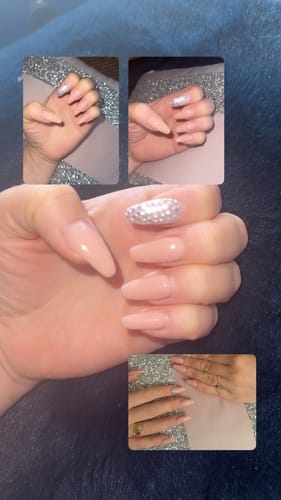 Customer photo review of Victoria Vynn Soft Gel Tips Starter Kit with LED Lamp