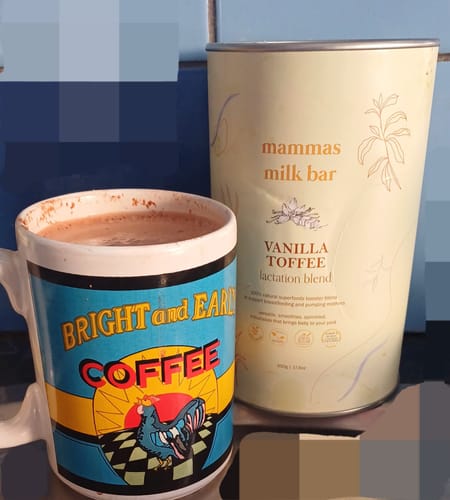 Customer photo review of Vanilla Toffee Lactation Blend