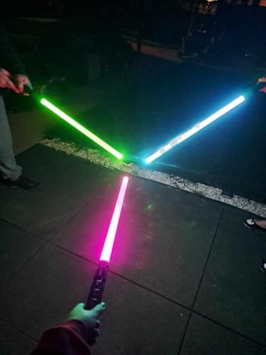 Customer photo review of The Ultimate LightSaber