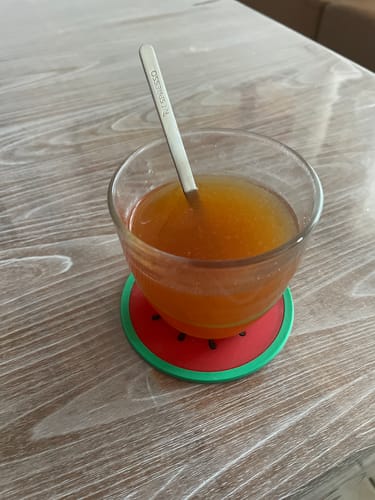 Customer photo review of Thé Vert Instantané À La Menthe - Sans Sucre