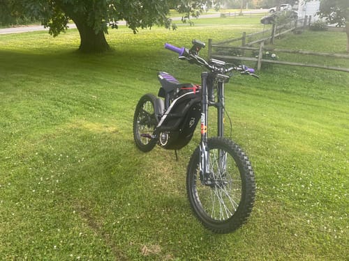 Customer photo review of 79Bike Falcon Pro, 72V Electric Dirt Bike