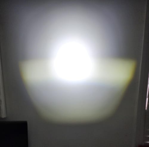 Customer photo review of HORI 1300 DUAL MOUNTED BIKE LIGHT