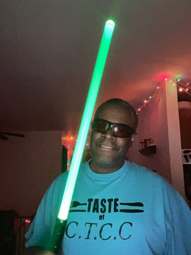 Customer photo review of The Ultimate LightSaber