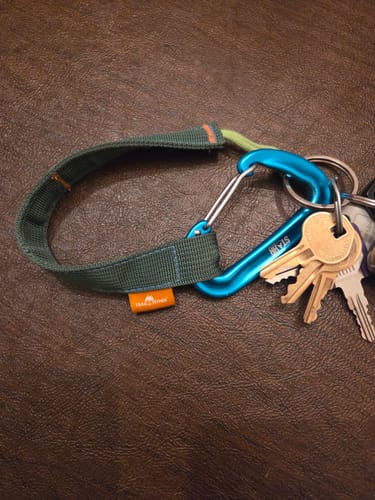 Customer photo review of Trail Tether: Hiking-Rated Pacifier Clip and Multi-Use Strap