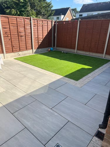 Customer photo review of Kandala - Grey Porcelain Paving Tiles - 900 x 600 x 20mm