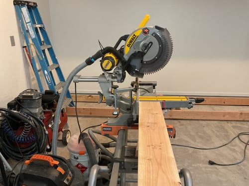 Customer photo review of DeWalt DWS779/780 Sliding Miter Saw Dust Collection