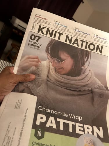Customer photo review of Knit Nation • Issue 1