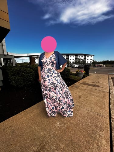 Customer photo review of Cascade Dress by HUTCH - RENTAL
