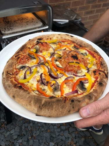 Customer photo review of Sourdough Pizza Bases