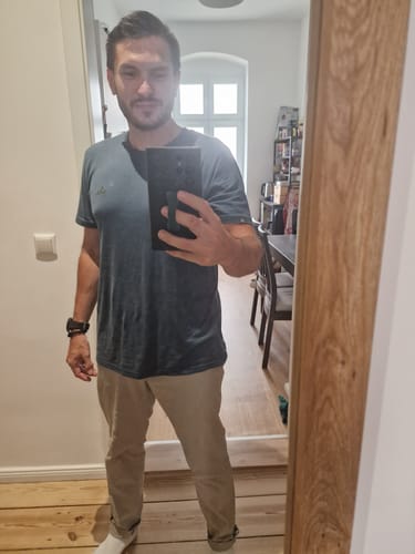 Customer photo review of Holzbrüder® Herren Bambus Shirt