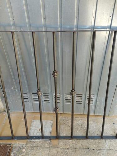 Customer photo review of Base quadra in ferro art. 13.322