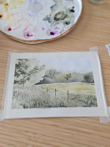 Customer photo review of WATERCOLOR PAPER STACKS