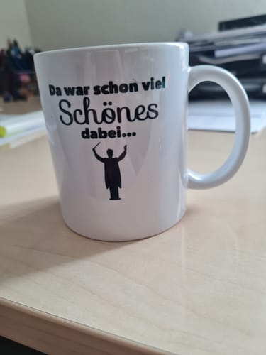 Customer photo review of Da war schon viel Schönes dabei Chorleiter Dirigent Tasse