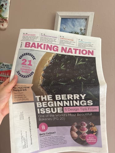Customer photo review of Baking Nation • 1-Issue-a-Month Subscription