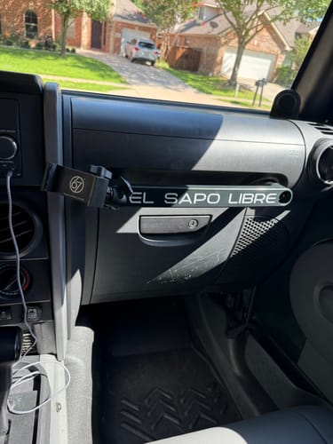 Customer photo review of Jeep JK & JKU Grab Bar