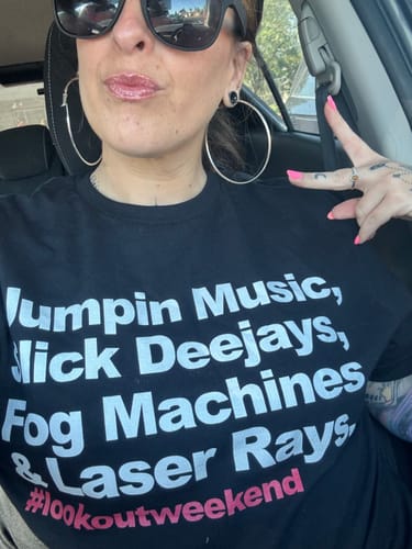 Customer photo review of The Anthem 1984' Freestyle Tee