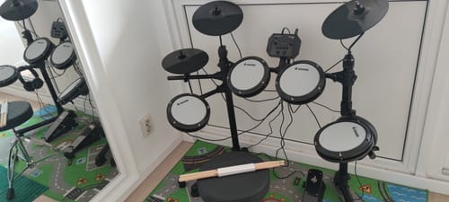 Customer photo review of Donner DED-80 5 Trommeln 3 Becken E-Drum Set