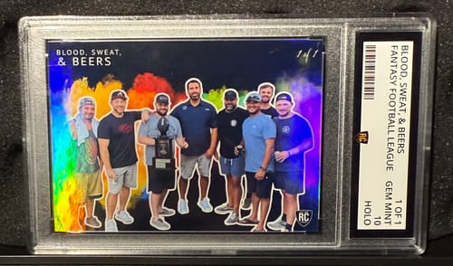 Customer photo review of Custom Graded Card