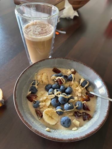 Customer photo review of Bio Protein Porridge Mandel-Natur Mega-Pack-1000g