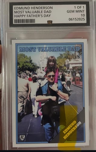 Customer photo review of Custom Graded Card