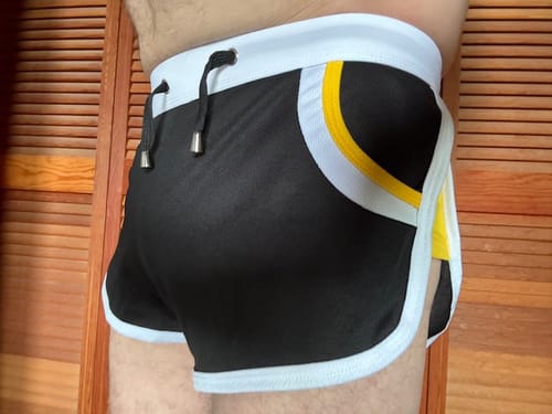 Customer photo review of 2 Pack Drawstring Leisure Men's Loose Boxer Shorts