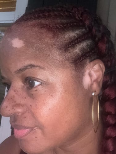 Customer photo review of Instant Dye Shampoo