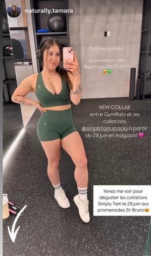 Customer photo review of OASIS SPORT BRA - LOW CUT