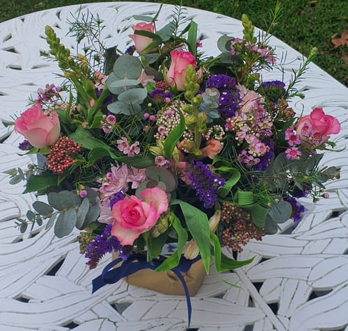 Customer photo review of Harmony Flower Arrangement