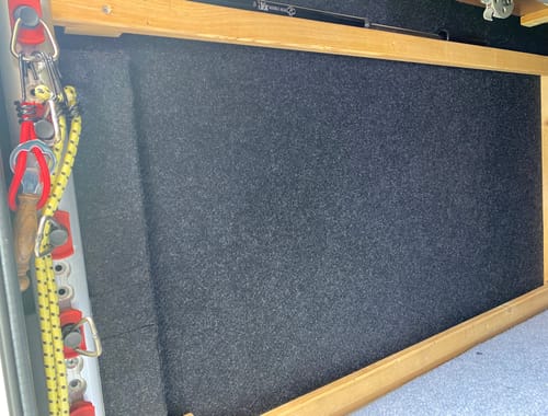 Customer photo review of Carpet Filz selbstklebend für Camper