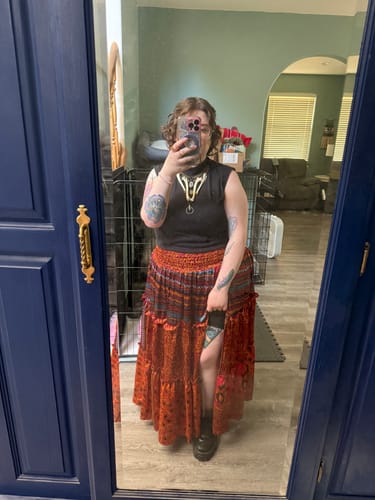 Customer photo review of Monarch Maxi Skirt 0425 275