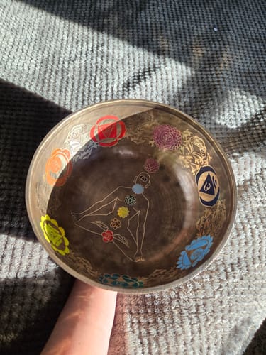 Customer photo review of 7 Chakra Singing Bowl