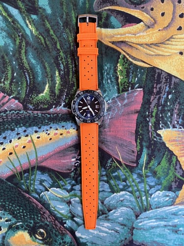 Customer photo review of Tropical Rubber - Orange