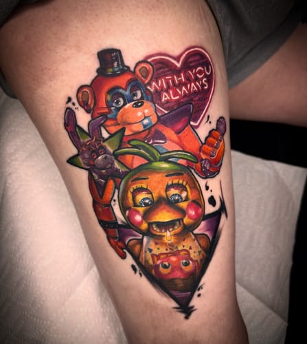 Customer photo review of Painless Tattoo Numbing Cream