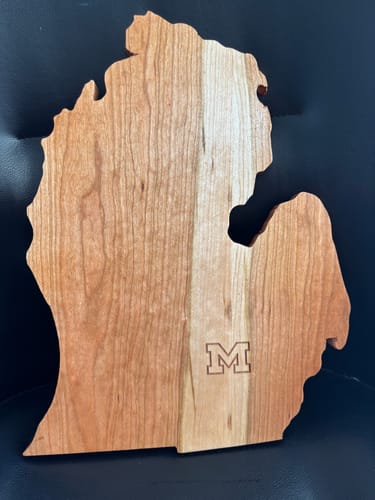 Customer photo review of 16.0x11.8" Lower State Of Michigan Acrylic Router Template